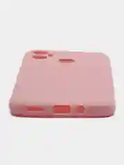 Коралловый меланж чехол Infinix Hot 12 Play / Инфиникс Хот 12 Плей, силиконовый, цветной, матовый