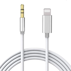 AUX переходник для айфона Aux/Lightning / Кабель аукс в машину Jack 3.5mm для Apple iPhone