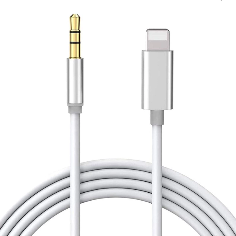 AUX переходник для айфона Aux/Lightning / Кабель аукс в машину Jack 3.5mm для Apple iPhone