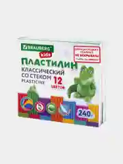 Пластилин Классический + мягкий ВЫГОДНАЯ УПАКОВКА, 2 набора по 12 цв., 420 г, BRAUBERG