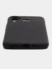 Черный чехол Infinix Hot 12 Play / Инфиникс Хот 12 Плей, силиконовый, цветной, матовый