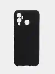 Черный чехол Infinix Hot 12 Play / Инфиникс Хот 12 Плей, силиконовый, цветной, матовый