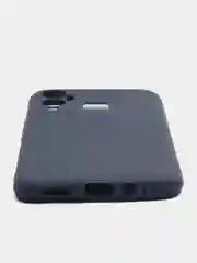 Темно-синий чехол Infinix Hot 12 Play / Инфиникс Хот 12 Плей, силиконовый, цветной, матовый