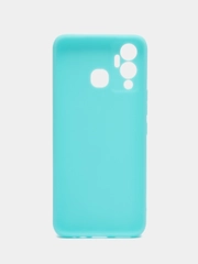 Чехол Infinix Hot 12 Play / Инфиникс Хот 12 Плей, силиконовый, цветной, матовый