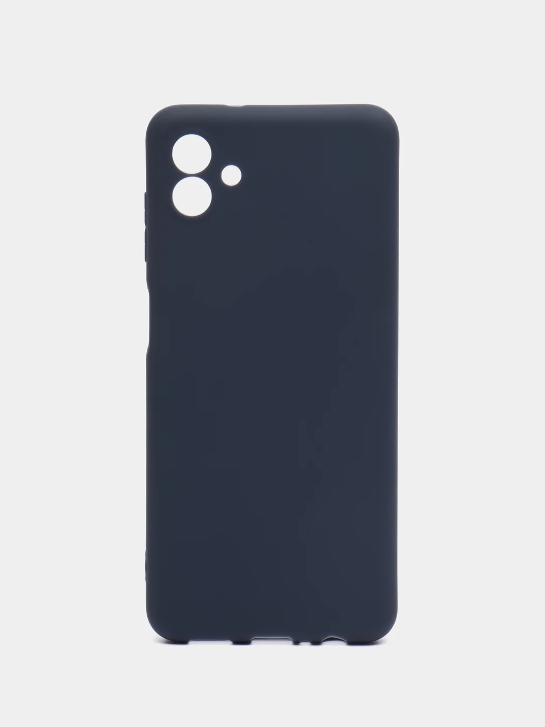 Темно-синий чехол силиконовый для Samsung Galaxy A04 (Самсунг Галакси А04), матовый, цветной