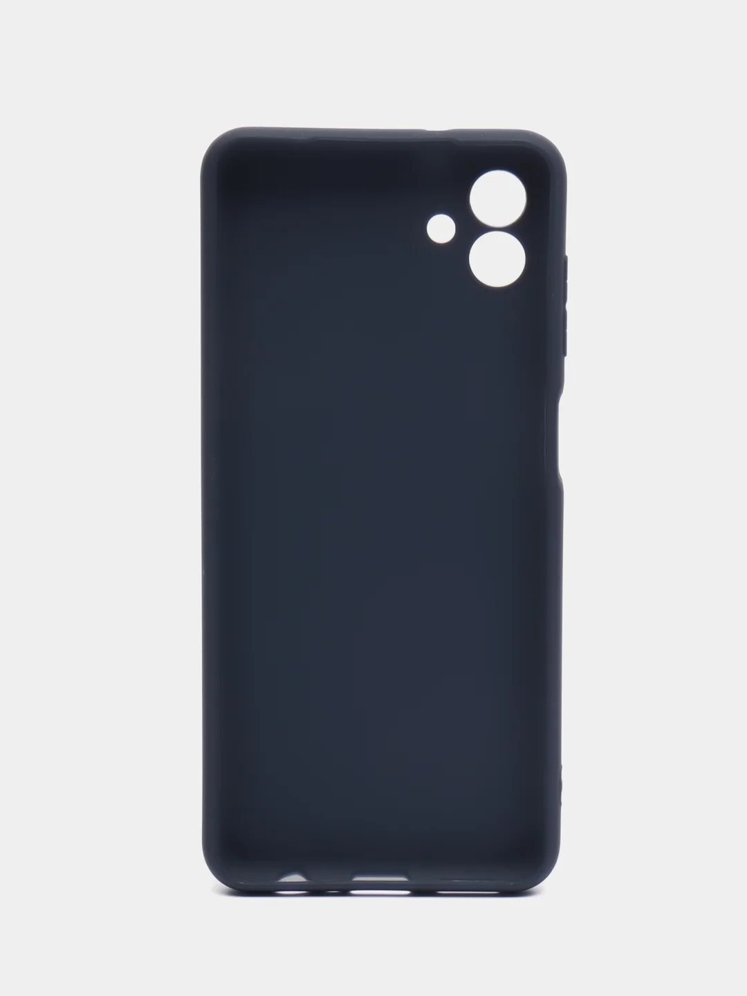 Темно-синий чехол силиконовый для Samsung Galaxy A04 (Самсунг Галакси А04), матовый, цветной
