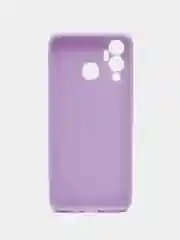 Лавандовый чехол Infinix Hot 12 Play / Инфиникс Хот 12 Плей, силиконовый, цветной, матовый