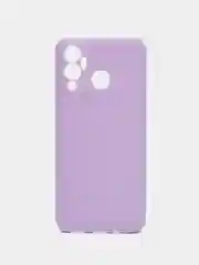Лавандовый чехол Infinix Hot 12 Play / Инфиникс Хот 12 Плей, силиконовый, цветной, матовый