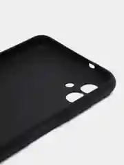 Черный чехол силиконовый для Samsung Galaxy A04 (Самсунг Галакси А04), матовый, цветной