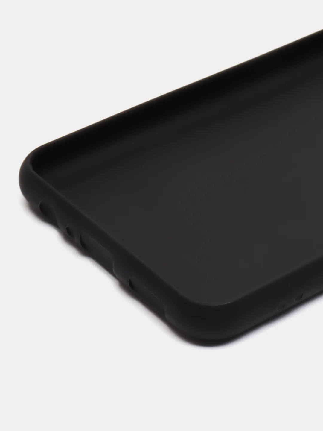 Черный чехол силиконовый для Samsung Galaxy A04 (Самсунг Галакси А04), матовый, цветной