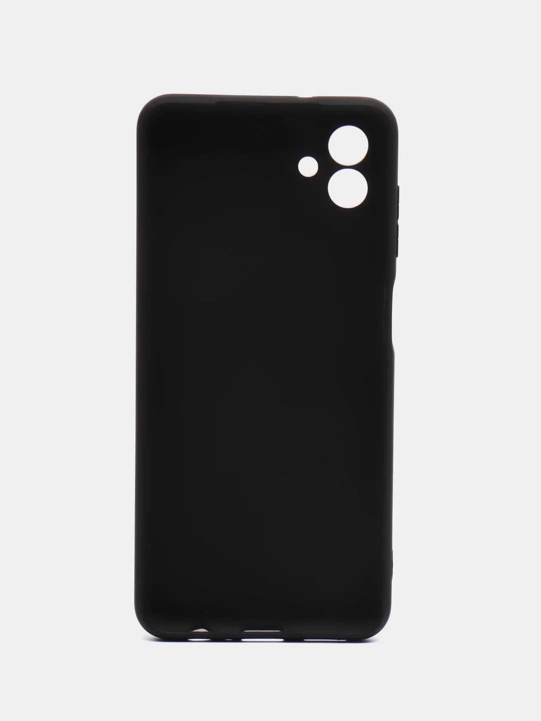 Черный чехол силиконовый для Samsung Galaxy A04 (Самсунг Галакси А04), матовый, цветной