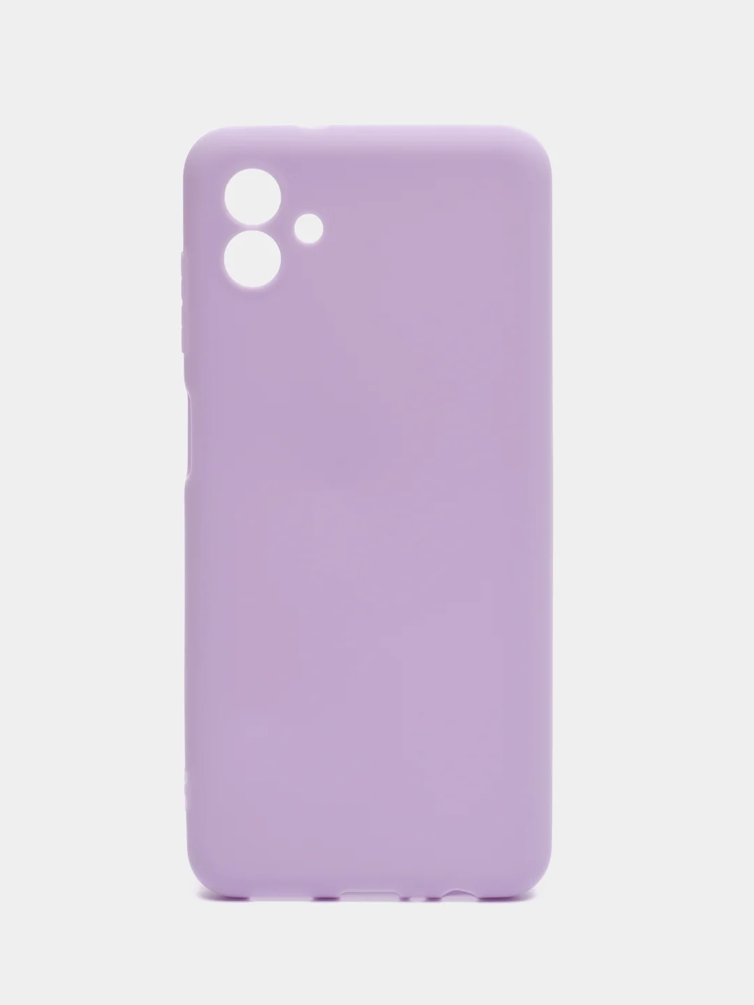 Лавандовый чехол силиконовый для Samsung Galaxy A04 (Самсунг Галакси А04), матовый, цветной