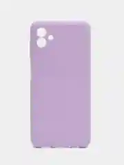 Лавандовый чехол силиконовый для Samsung Galaxy A04 (Самсунг Галакси А04), матовый, цветной