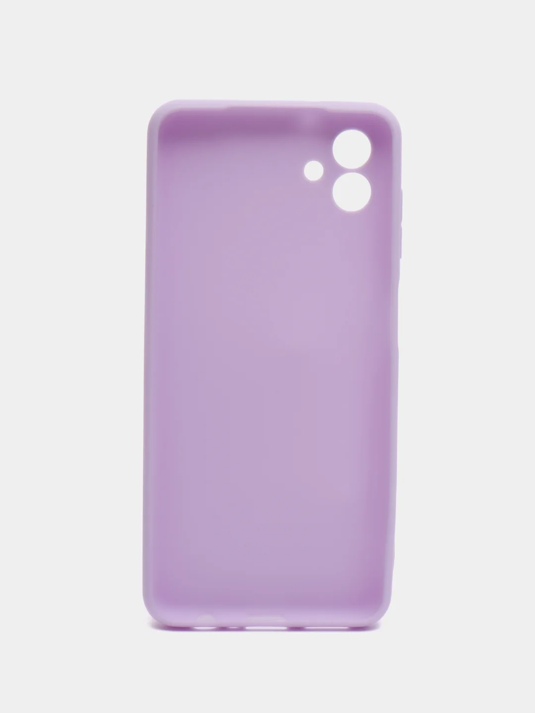 Лавандовый чехол силиконовый для Samsung Galaxy A04 (Самсунг Галакси А04), матовый, цветной