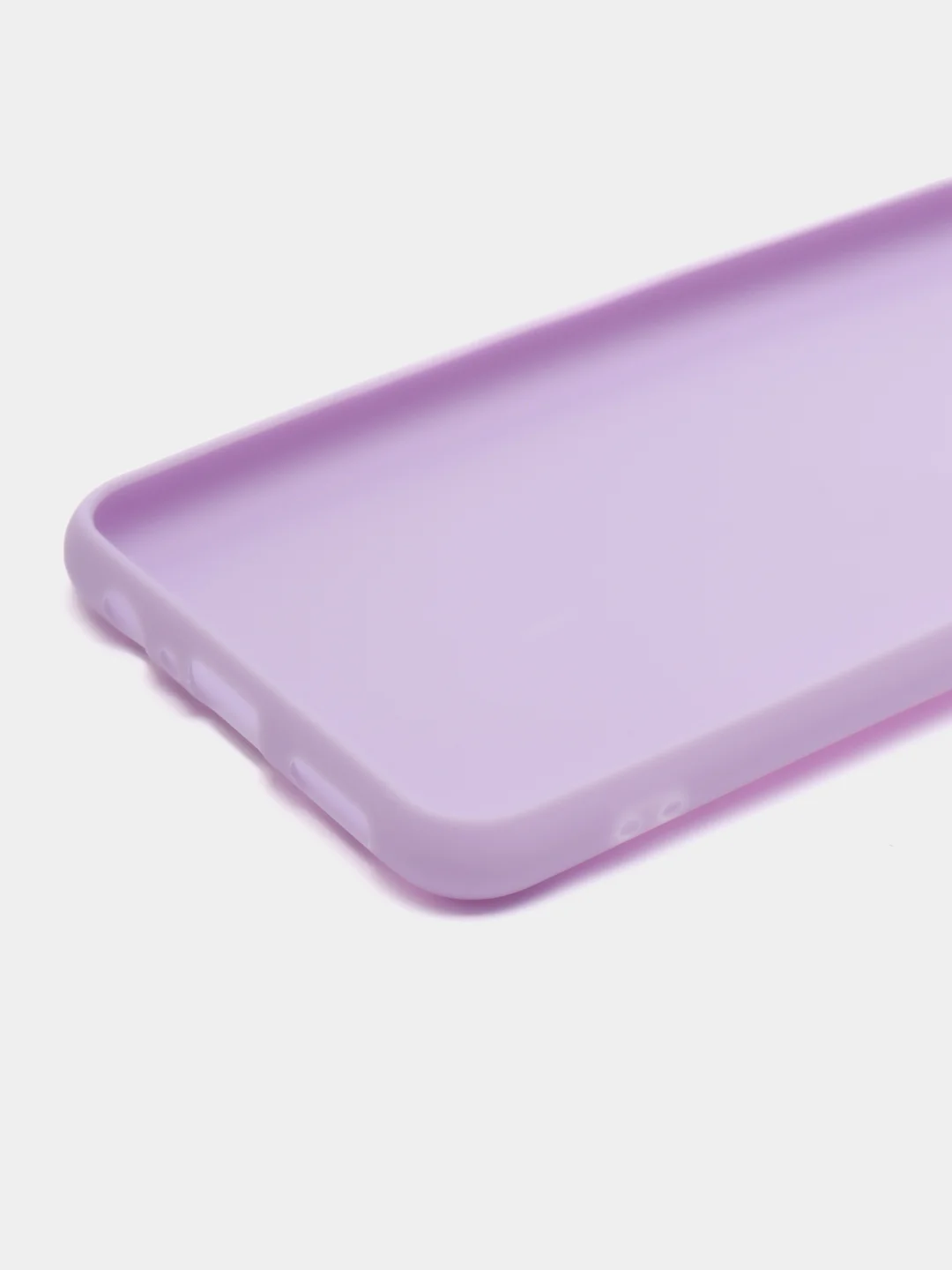 Лавандовый чехол силиконовый для Samsung Galaxy A04 (Самсунг Галакси А04), матовый, цветной