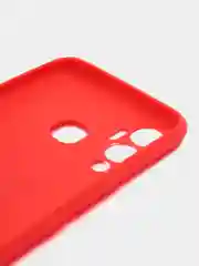 Красный чехол Infinix Hot 12 Play / Инфиникс Хот 12 Плей, силиконовый, цветной, матовый