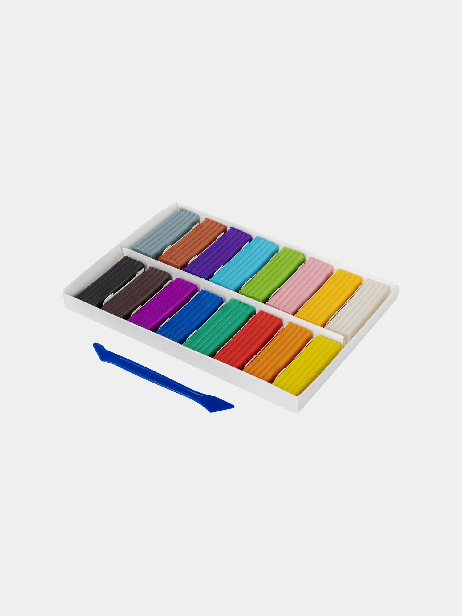 Пластилин классический BRAUBERG KIDS, 16 цветов, 320 г, СО СТЕКОМ, 106508