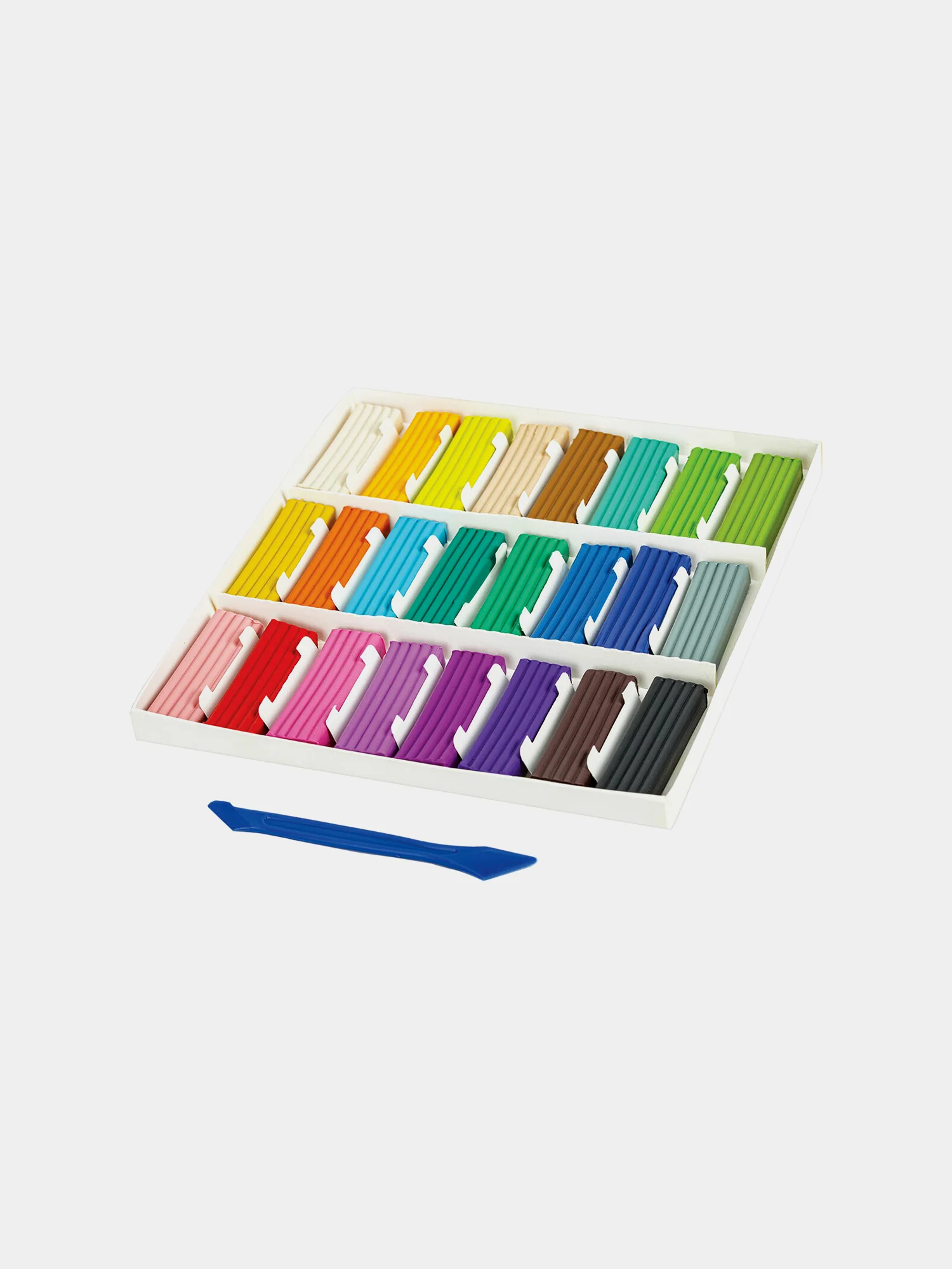 Пластилин классический BRAUBERG KIDS, стек, 24 цвета, 480 г, 880562