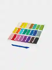 Пластилин классический BRAUBERG KIDS, стек, 24 цвета, 480 г, 880562