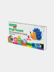 Пластилин классический BRAUBERG KIDS, стек, 6 цветов, 120 грамм, 106435
