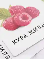 Белый карточки для изучения татарского языка, А6, 10 карточек