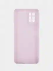 Фиолетовый силиконовый чехол BROSCORP для Infinix Note 10 Pro матовый тонкий, бортик вокруг камер