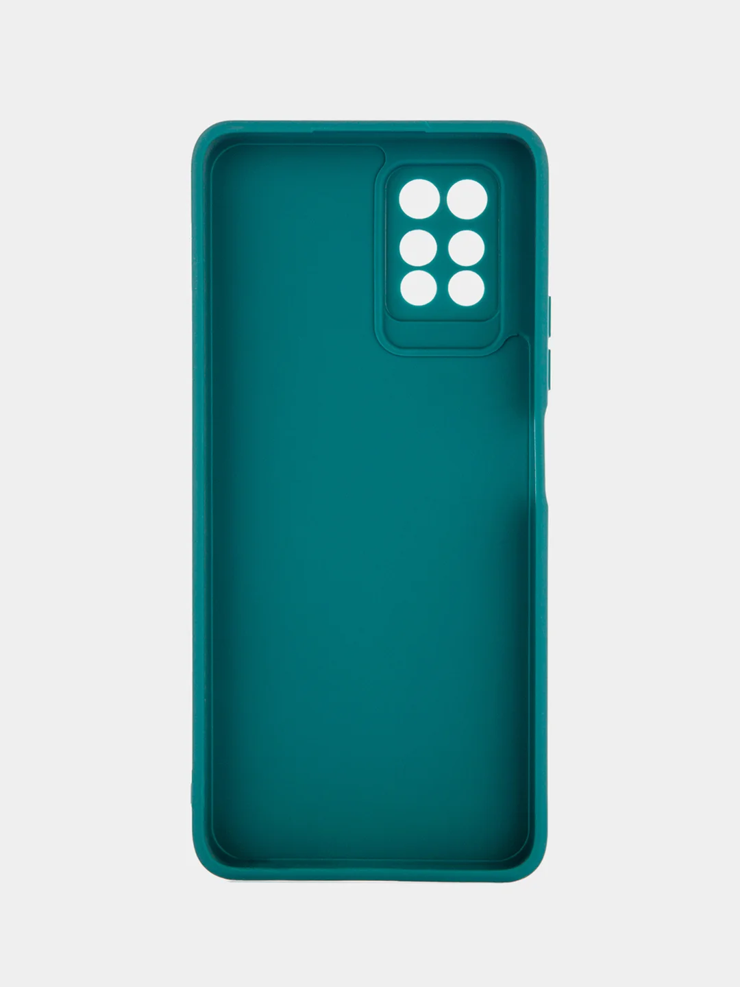 Зеленый силиконовый чехол BROSCORP для Infinix Note 10 Pro матовый тонкий, бортик вокруг камер