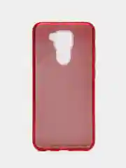 Красный чехол блестящий Xiaomi Redmi Note 9 накладка c блёстками Редми Нот 9