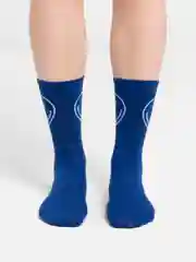 Синий носки унисекс, хлопок