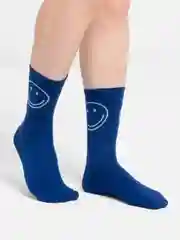 Синий носки унисекс, хлопок