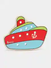 Игрушки-антистресс "Шнуровка Кораблик", развитие моторики и координации