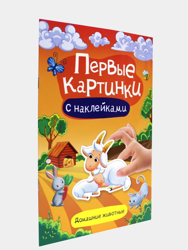 Брошюра с наклейками Первые картинки, Проф-Пресс