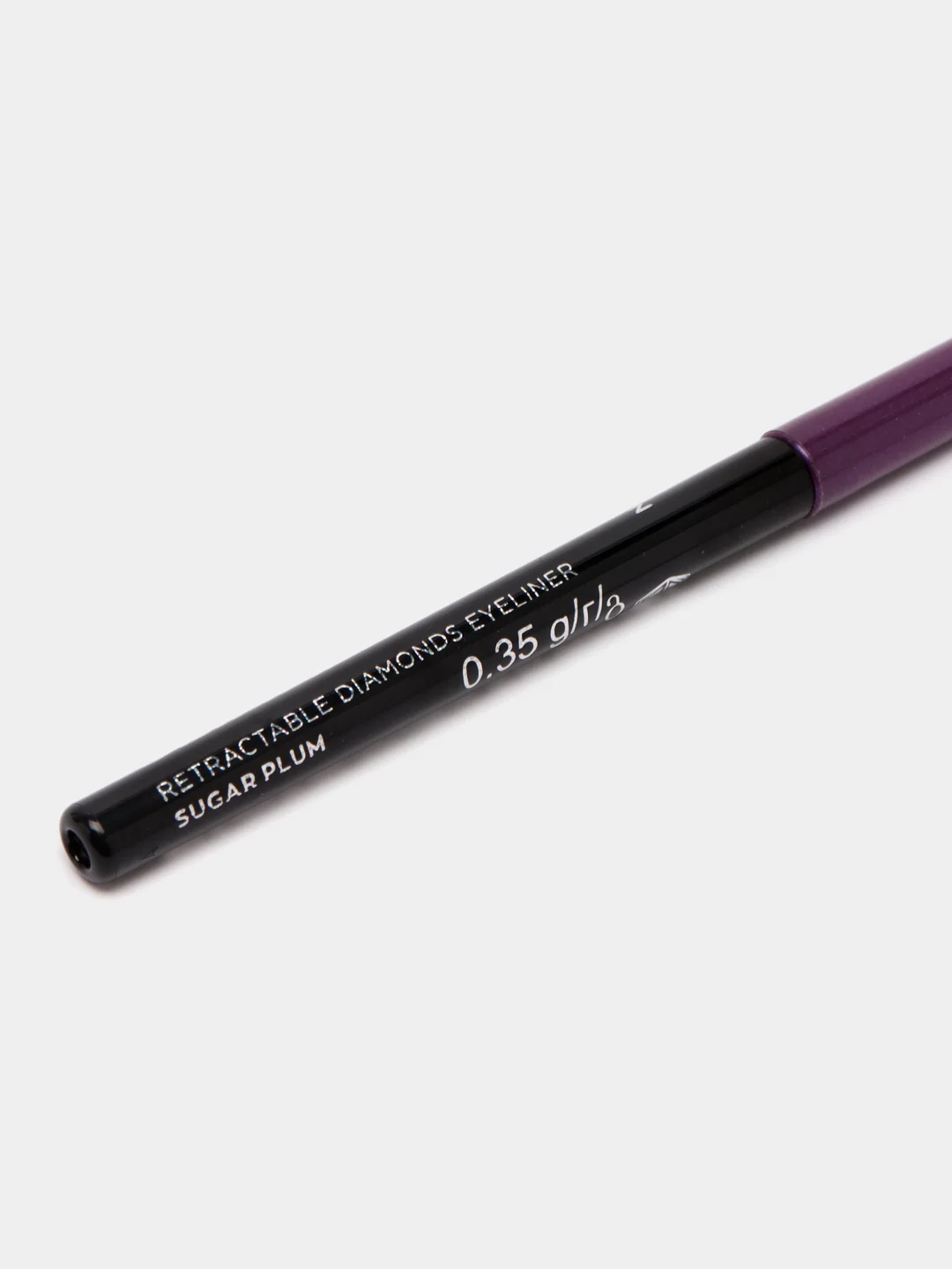 Пурпурный карандаш для глаз выкручивающийся Avon "Диамант", с мерцающим эффектом, 12 цветов