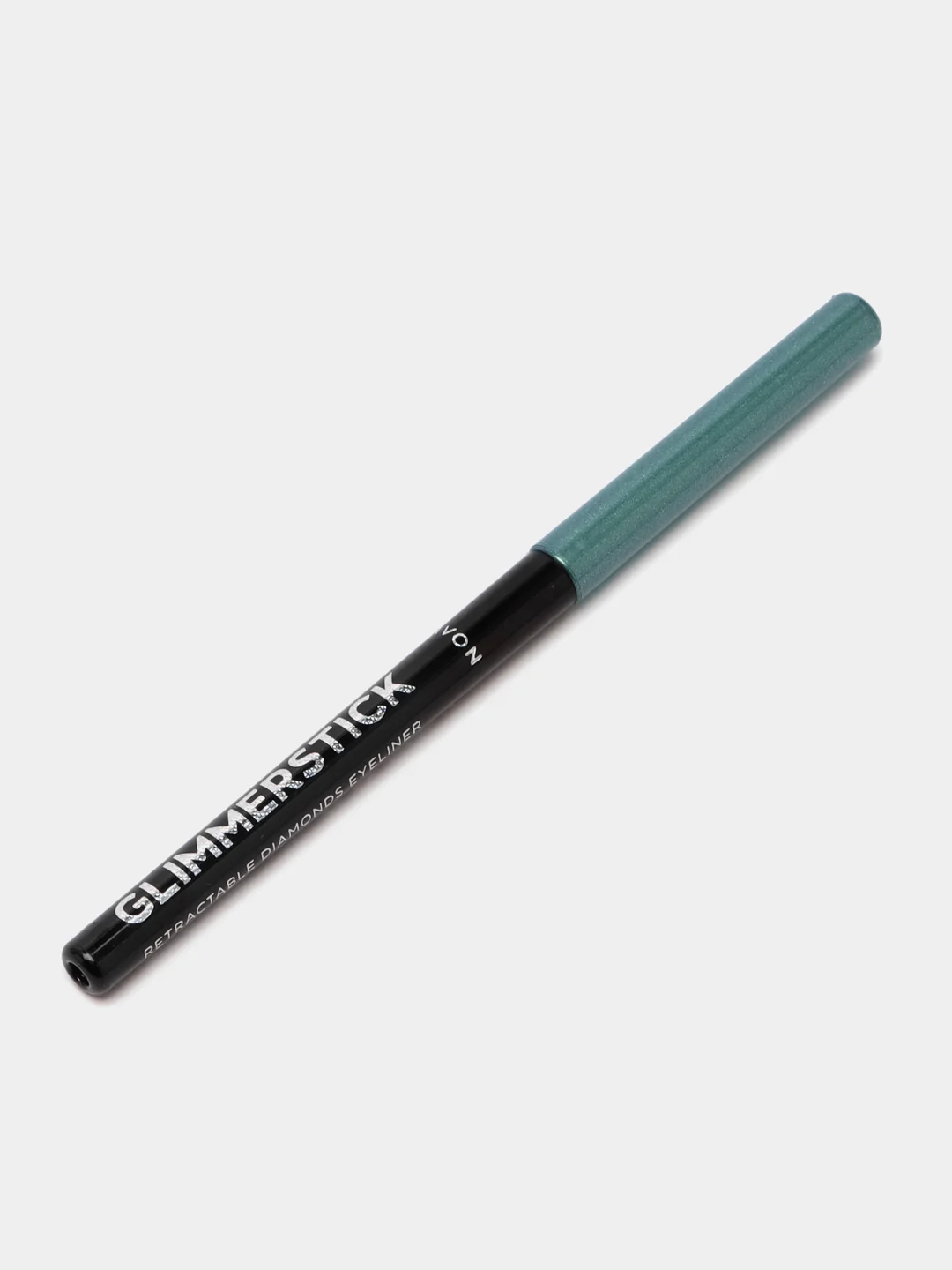 Тёмно-бирюзовый карандаш для глаз выкручивающийся Avon "Диамант", с мерцающим эффектом, 12 цветов