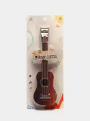 Коричневый гитара детская, развивающая игрушка