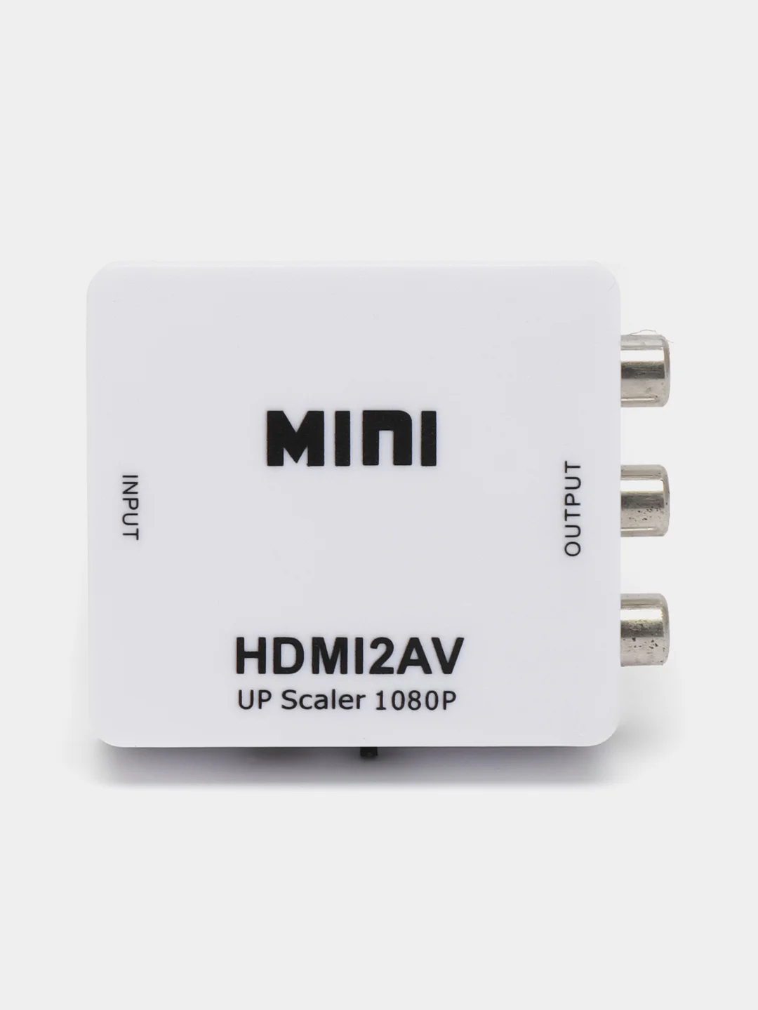 Белый переходник, Конвертер из HDMI в 3RCA (тюльпаны)