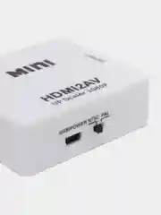 Белый переходник, Конвертер из HDMI в 3RCA (тюльпаны)