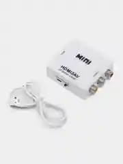 Белый переходник, Конвертер из HDMI в 3RCA (тюльпаны)
