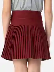 Багровый юбка школьная