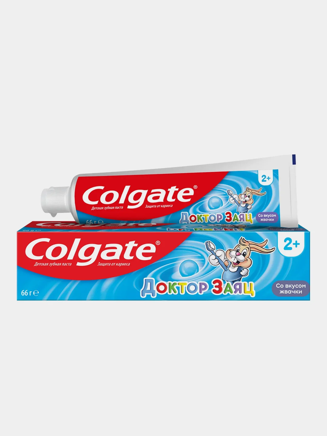Детская зубная паста Colgate "Доктор Заяц", со вкусом жвачки, 50 мл