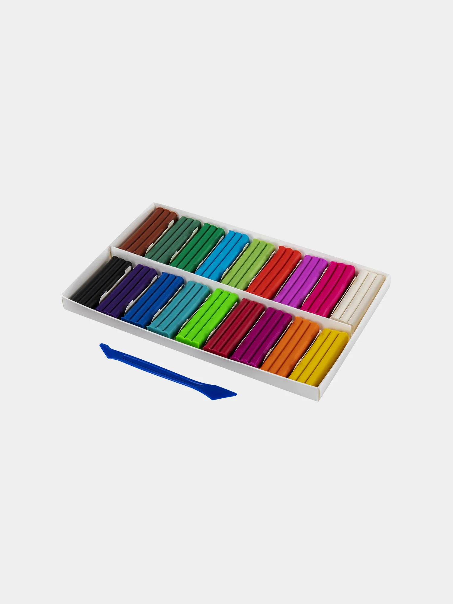 Пластилин мягкий восковой BRAUBERG KIDS, 18цв., 270г, со стеком, 106497