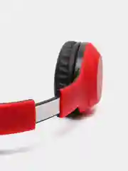 Красный наушники складные Hoco W30 Fun move, беспроводной и проводной режим, TF карты памяти, AUX
