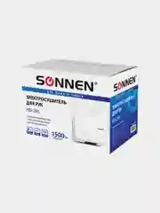 Сушилка для рук SONNEN HD-298, 1500 Вт, металлический корпус, антивандальная, белая 604193