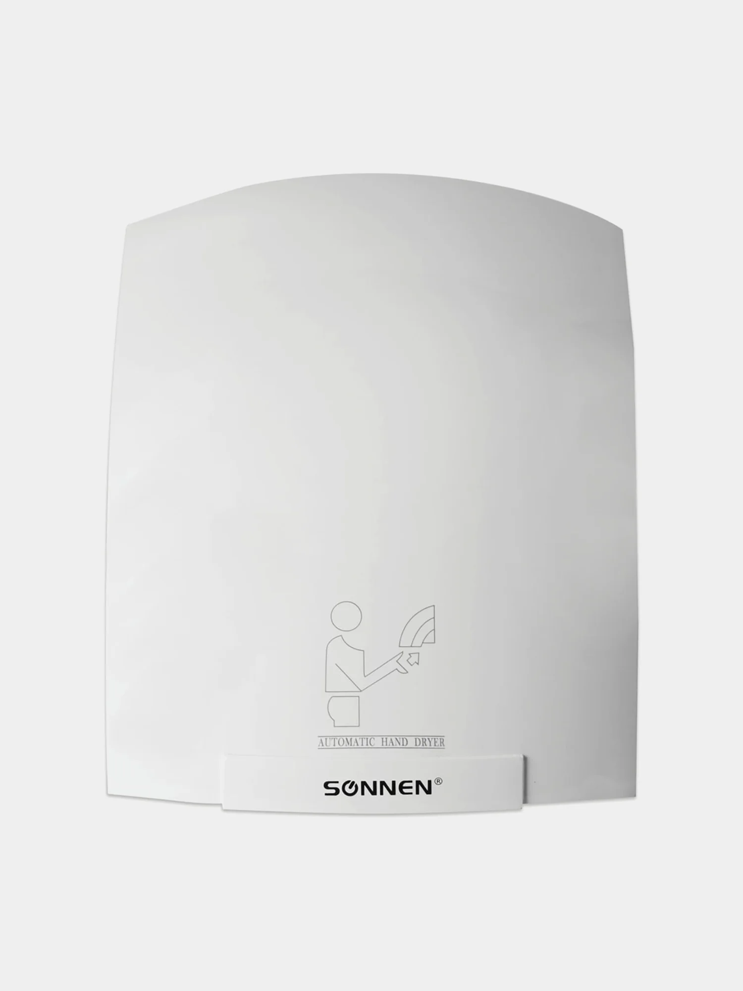 Сушилка для рук SONNEN HD-688, 2000 Вт, пластиковый корпус, белая, 604192