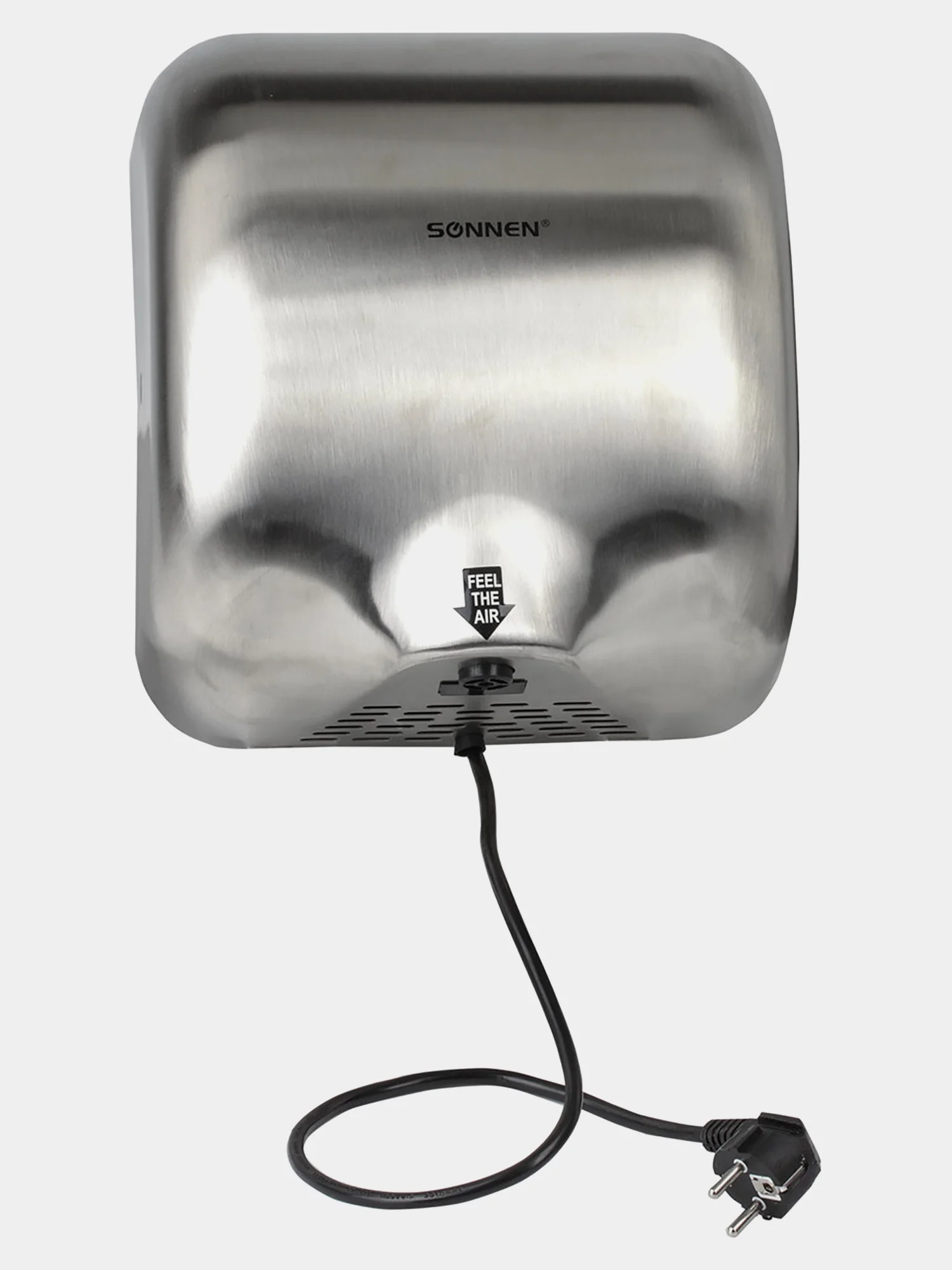 Сушилка для рук SONNEN HD-999, 1800 Вт, нержавеющая сталь, антивандальная, хром 604746