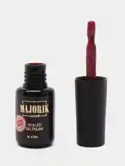 Марсала гель лак для ногтей Majorik Coler 16, 8г темно розовый лак для маникюра и педикюра
