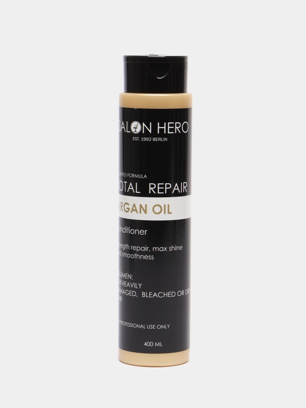Шампунь Кондиционер для сухих волос Salon Hero Total Repair Argan Oil , 400 мл