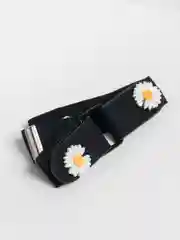 Черный женский ремень без пряжки "Daisy Denim"