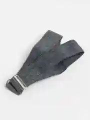 Серый женский ремень без пряжки "Daisy Denim"