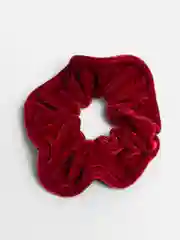 Индиго резинка для волос бархатная